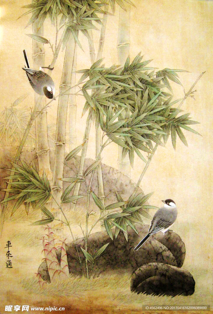 工笔花鸟
