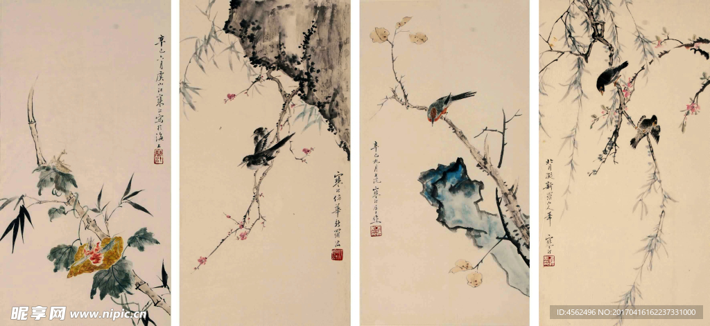 工笔花鸟