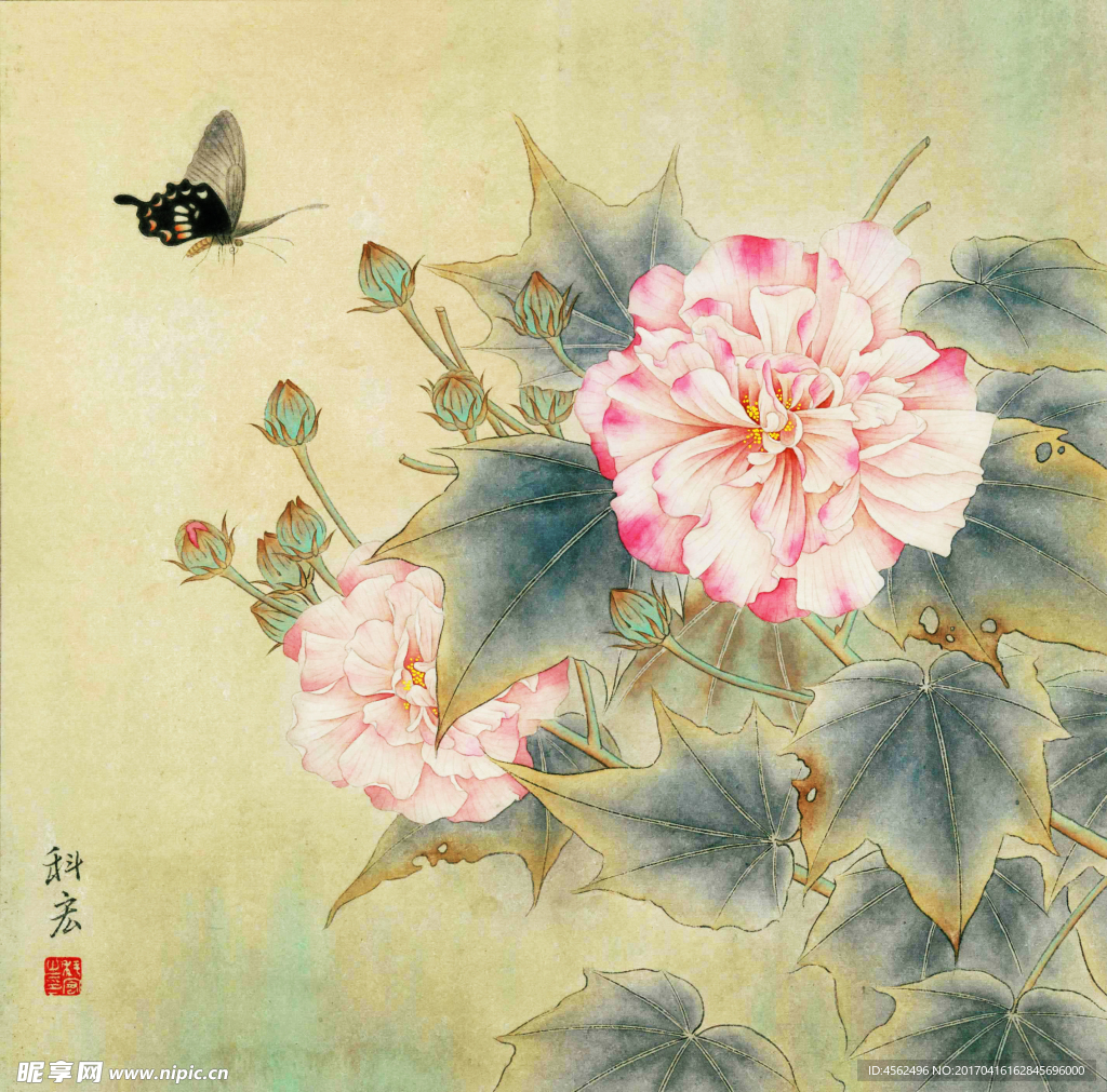 工笔花鸟