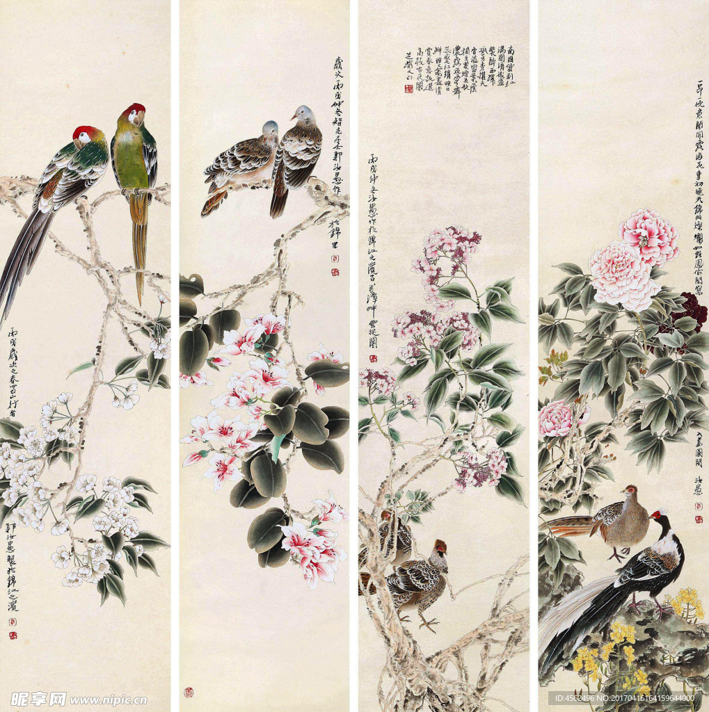 工笔花鸟