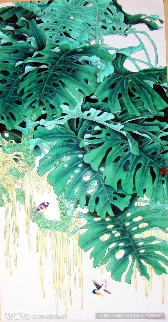 工笔花鸟