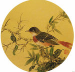花鸟扇面