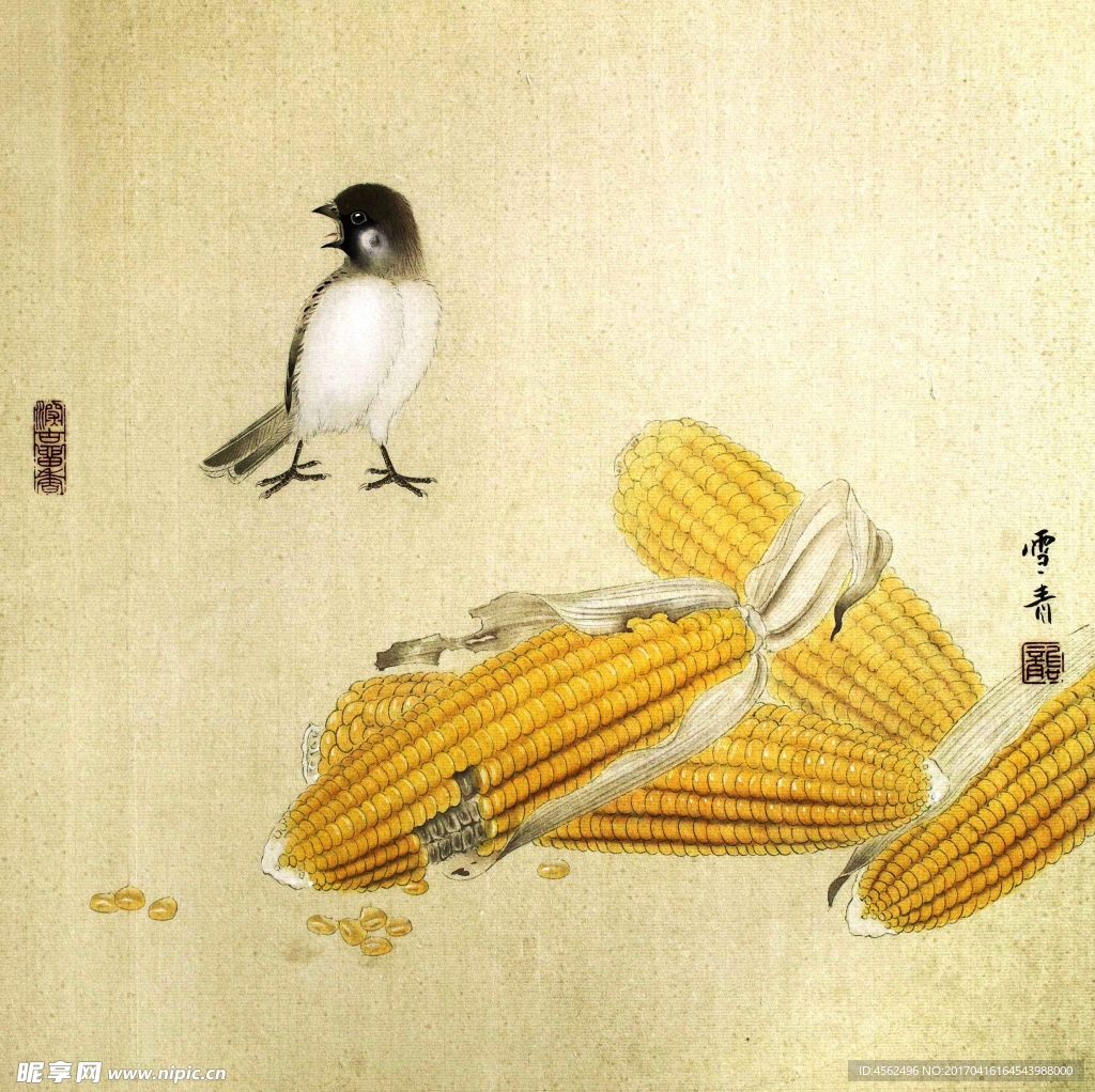 工笔花鸟