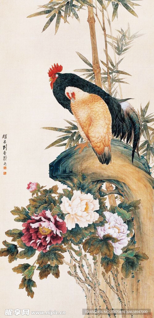 工笔花鸟