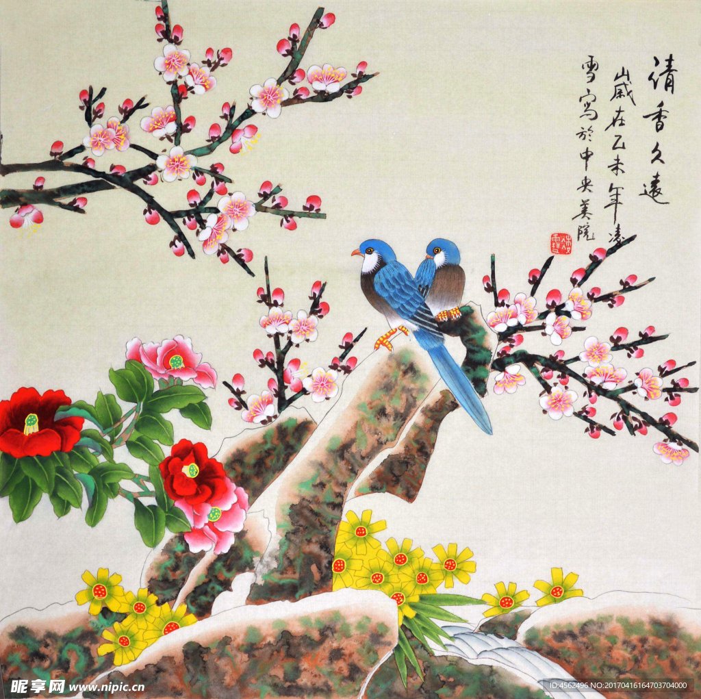 工笔花鸟