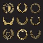 金色标签标贴