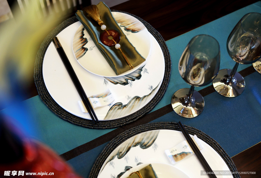 新中式风格装饰实景图