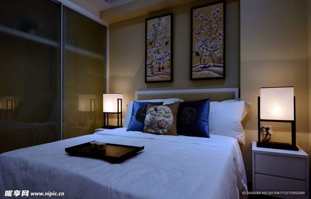 新中式风格装饰实景图