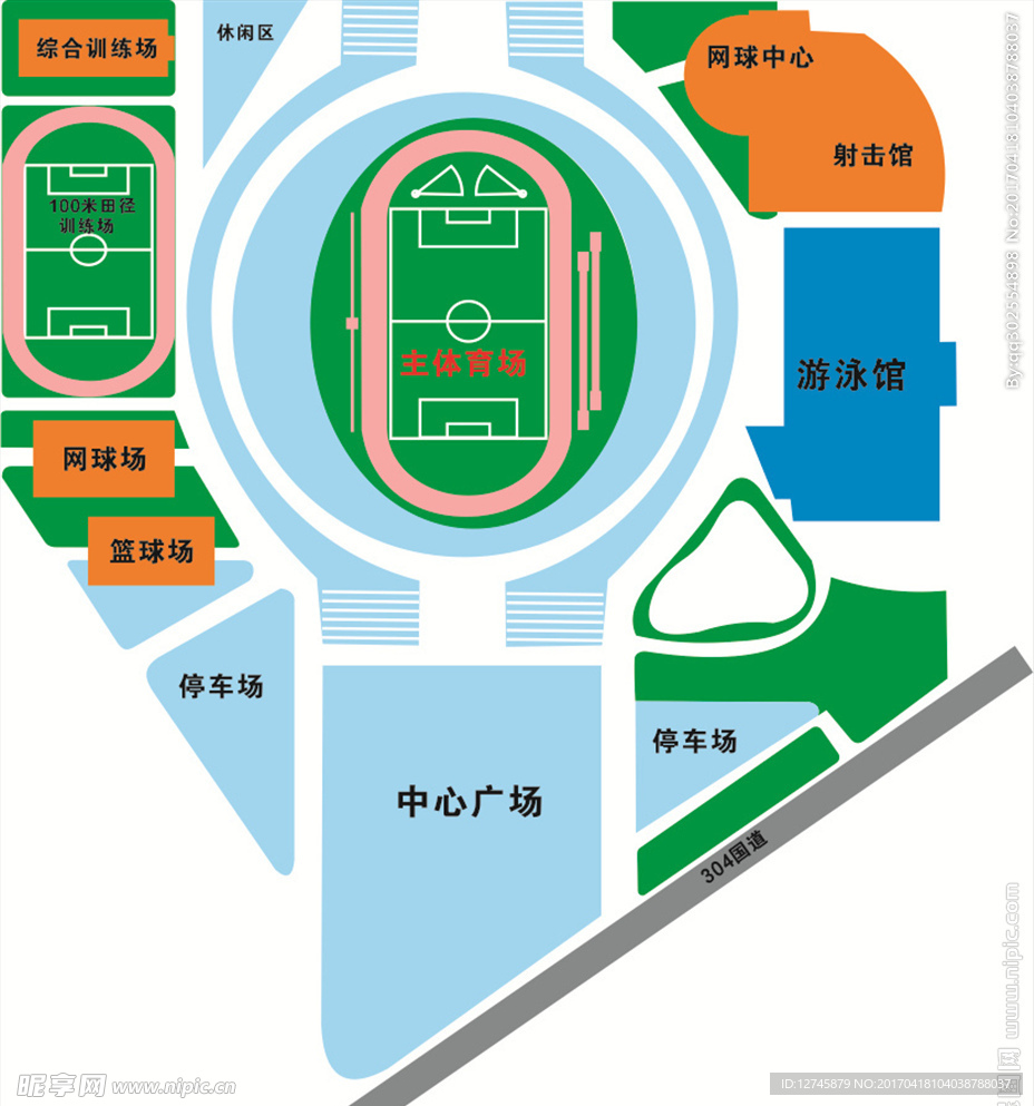 玉林市体育中心平面图
