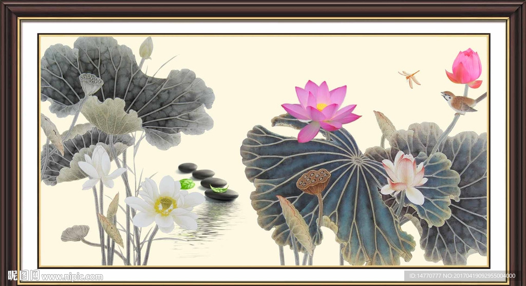 荷花图