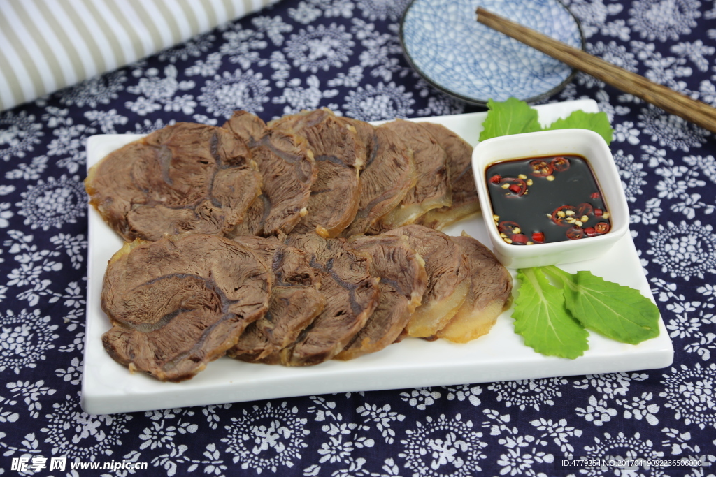 熟牛肉切片