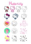 hello kitty矢量雕刻