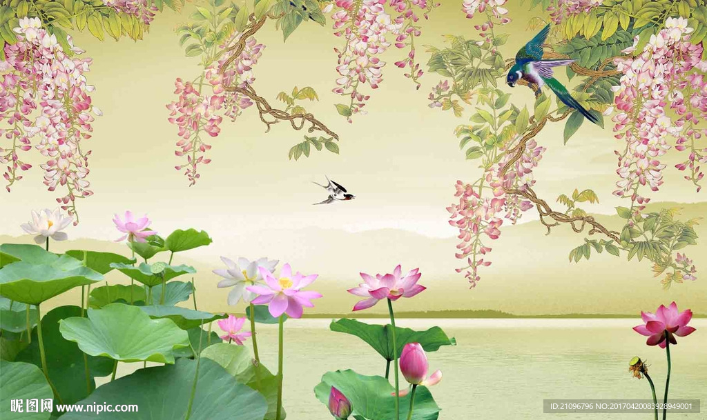 中式背景墙