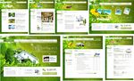 绿色房地产建筑网站模板