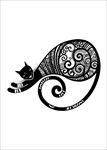 可爱卡通猫图案