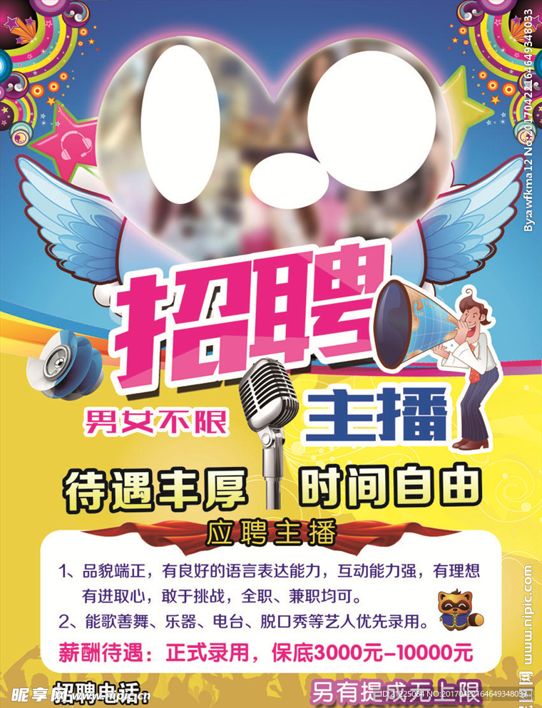 商业招聘海报