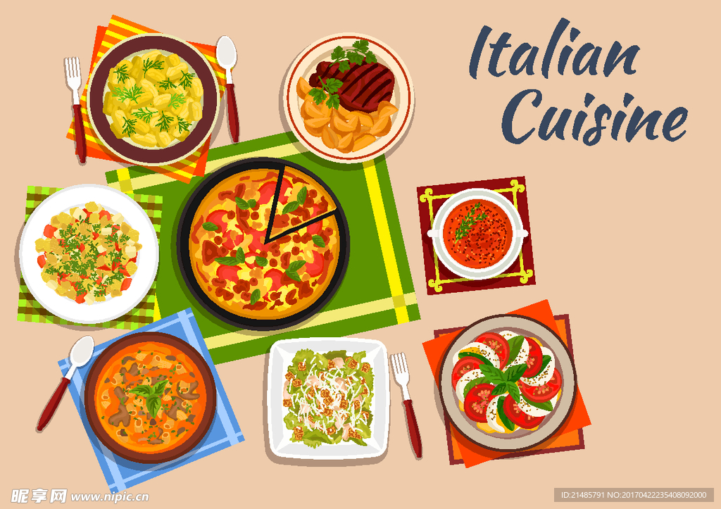 食物矢量素材图片