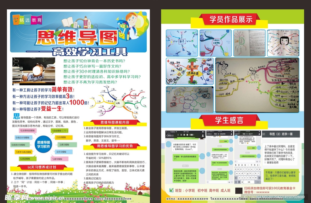 思维导图单页