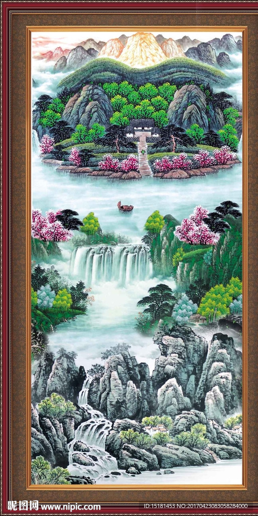 巨幅山水画