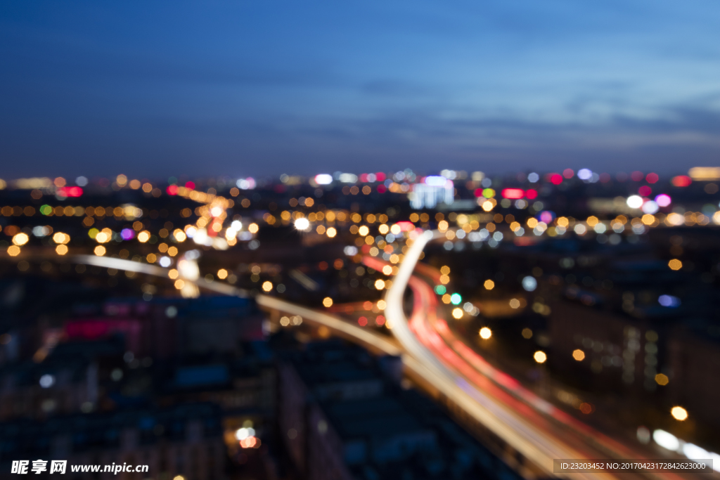 北京城的夜景