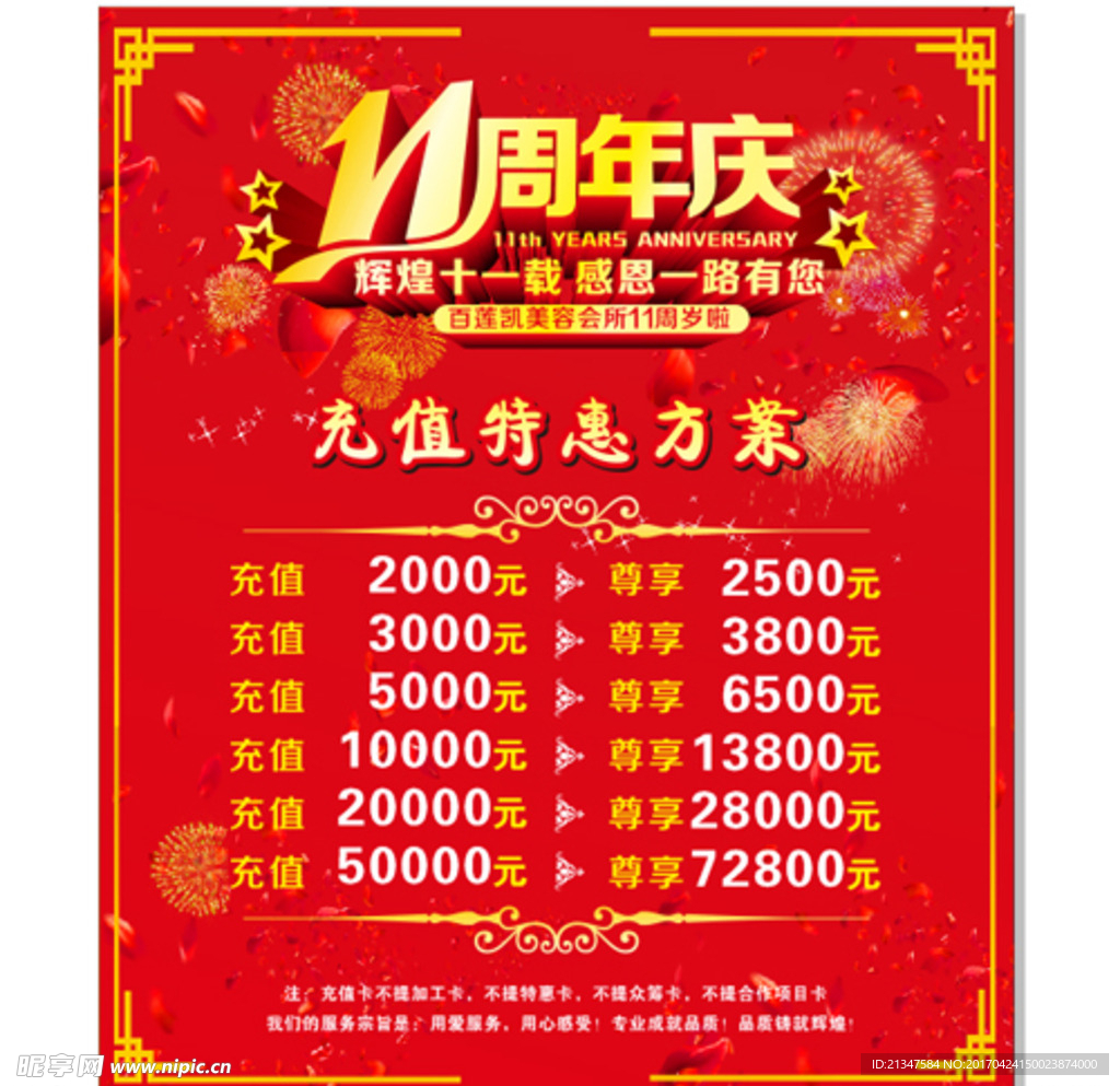 周年庆店内海报制作