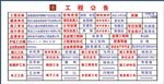 建筑公司工程公告工地用工程公告