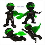 3D小黑人