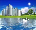 房地产背景