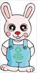 卡通矢量 小兔子