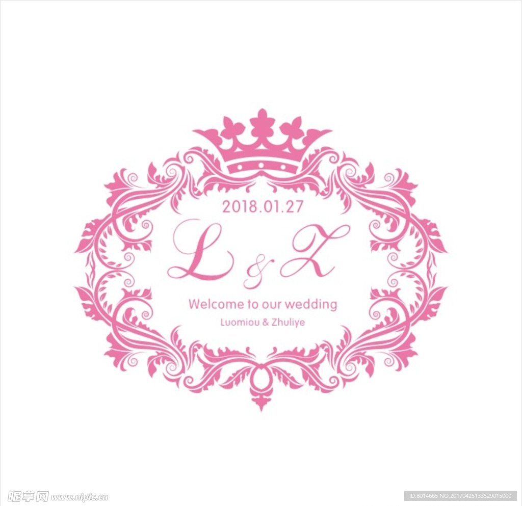 主题婚礼logo