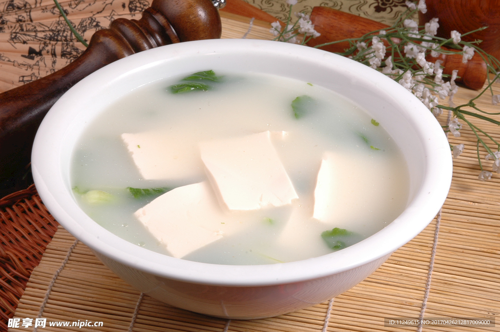 青菜豆腐汤