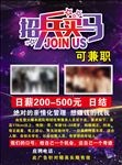 酒吧招聘海报