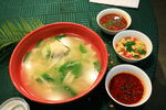 蘸水面