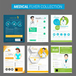 六款医疗卫生概念海报传单