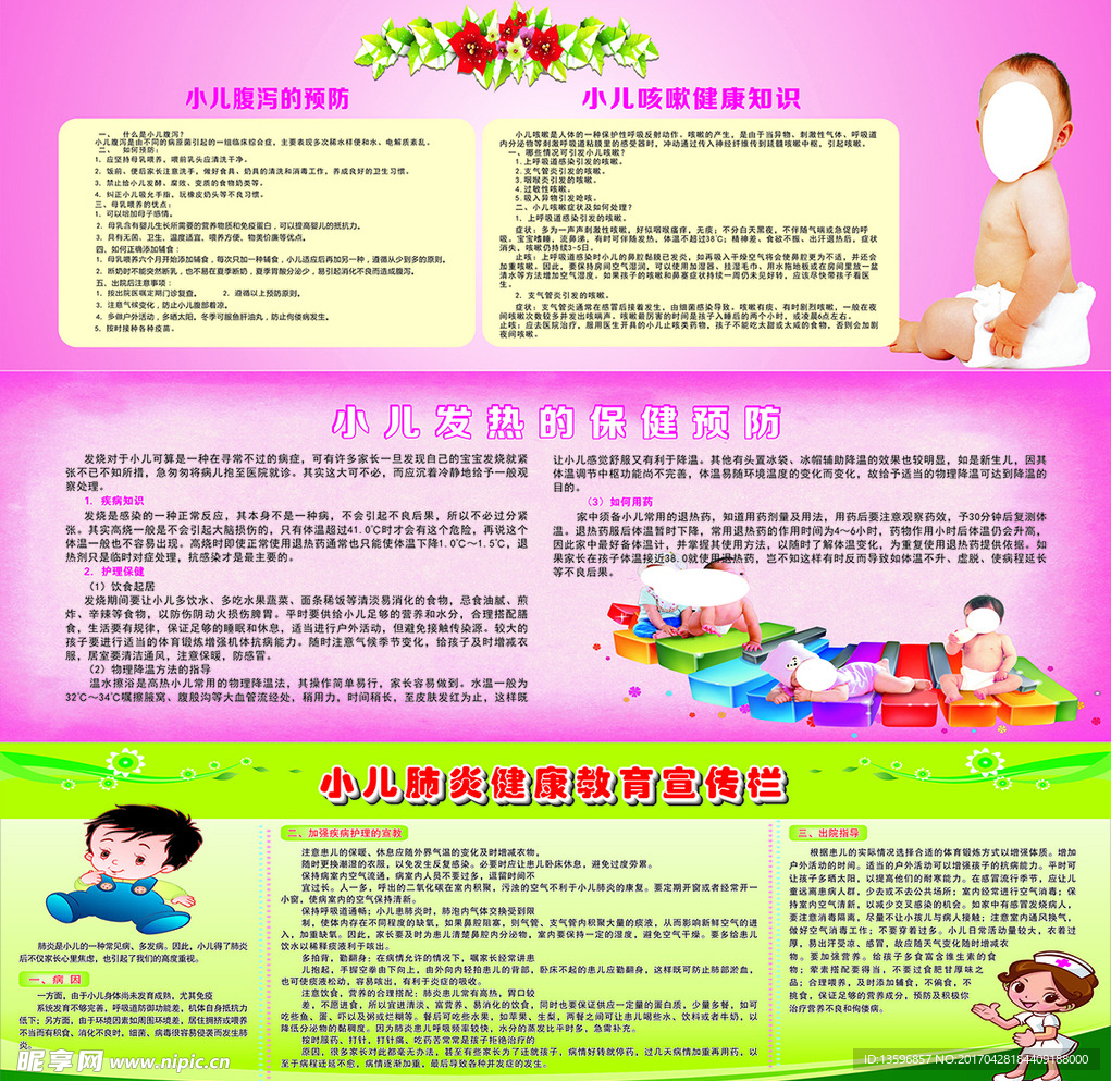 小儿健康教育宣传栏