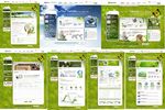 绿色信息网站模版
