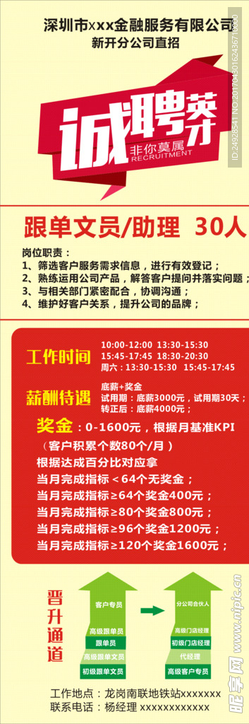 金融展架