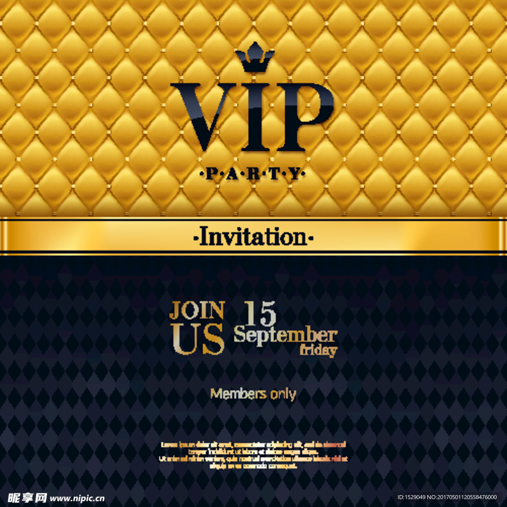 VIP背景豪华设计矢量