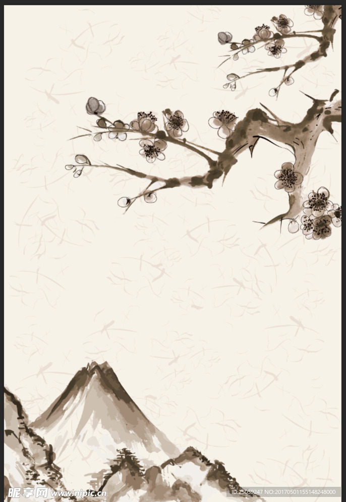 中国风展板