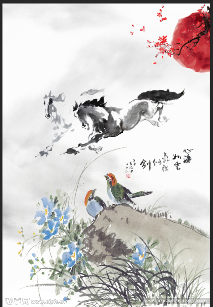 中国风展板