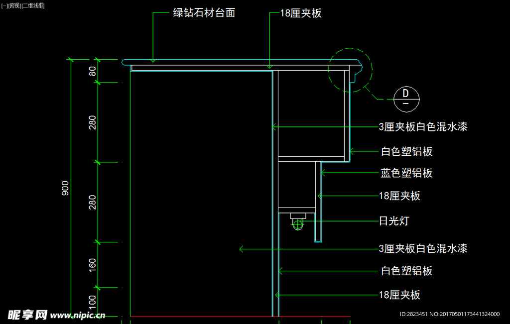 室内图块 工装构件元素