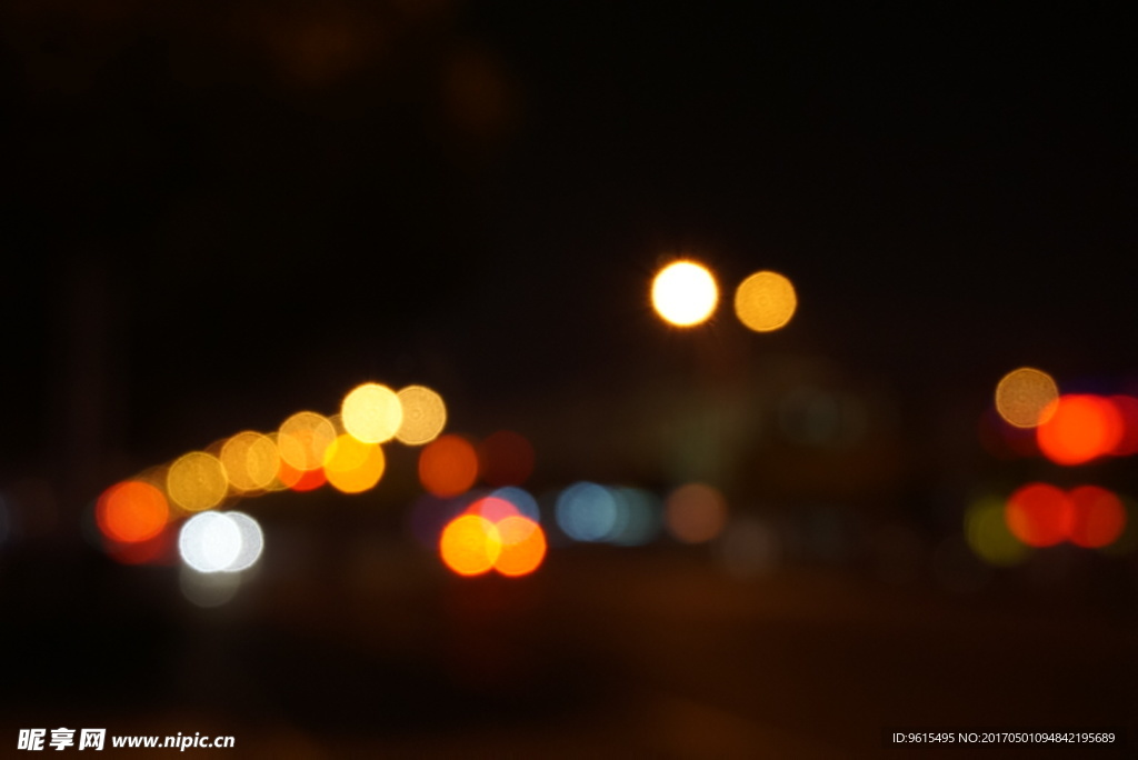 夜晚灯光