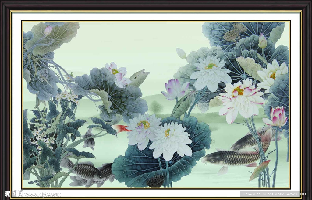 荷花图