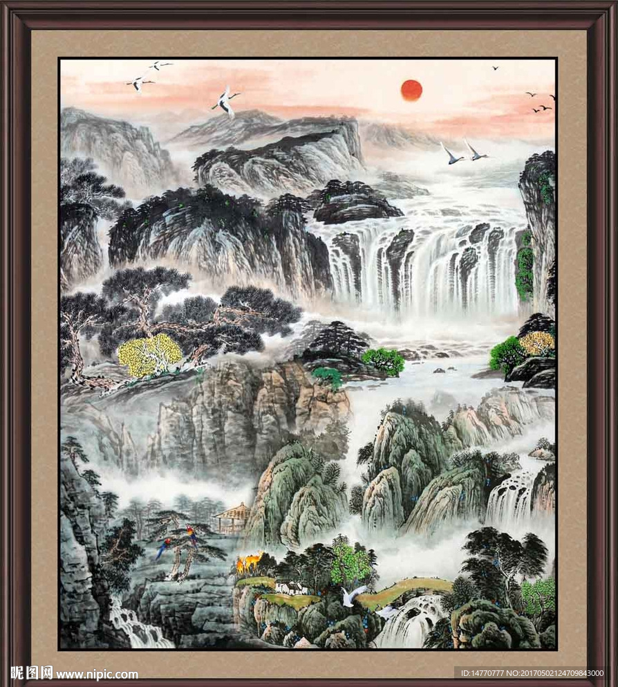 山水国画