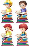 学习 学生 读书 学校 卡通