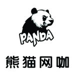 熊猫网咖标志牌子
