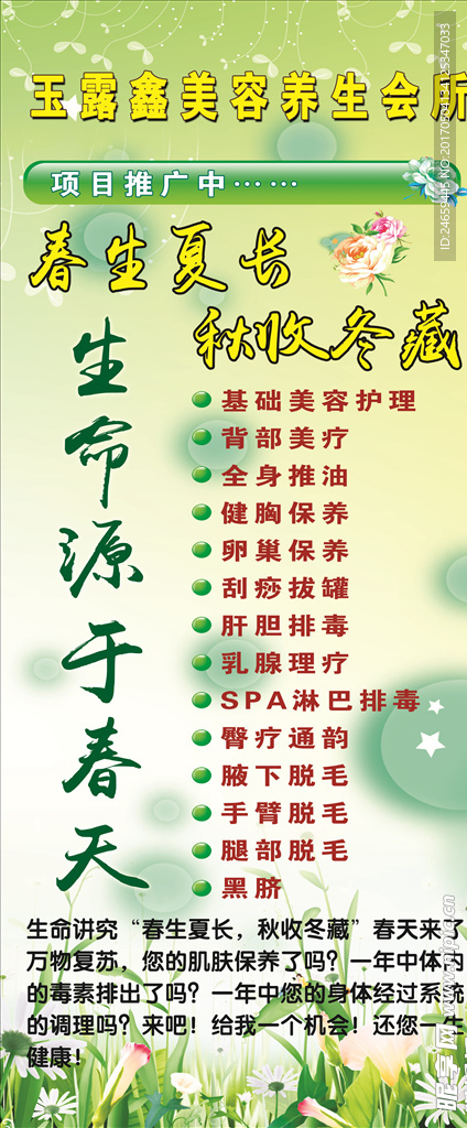 玉露鑫 展架 绿色 减肥 瘦身