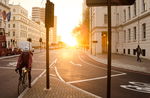 清晨街道