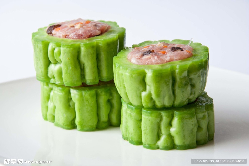 苦瓜夹肉