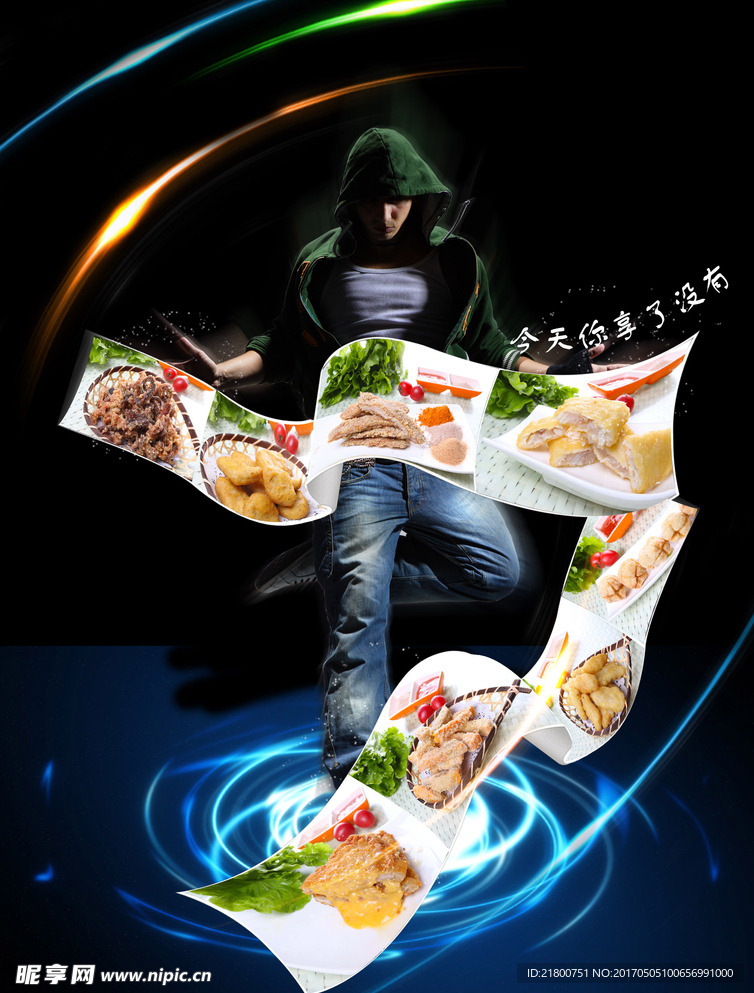 鸡排素材